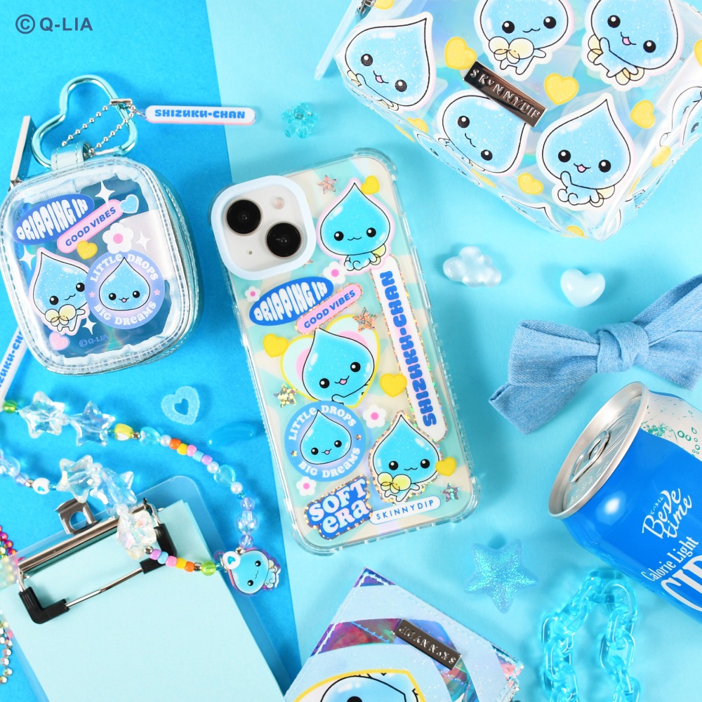 iPhone14/15/16/17シリーズ用 ケース しずくちゃん うるおいちゃん