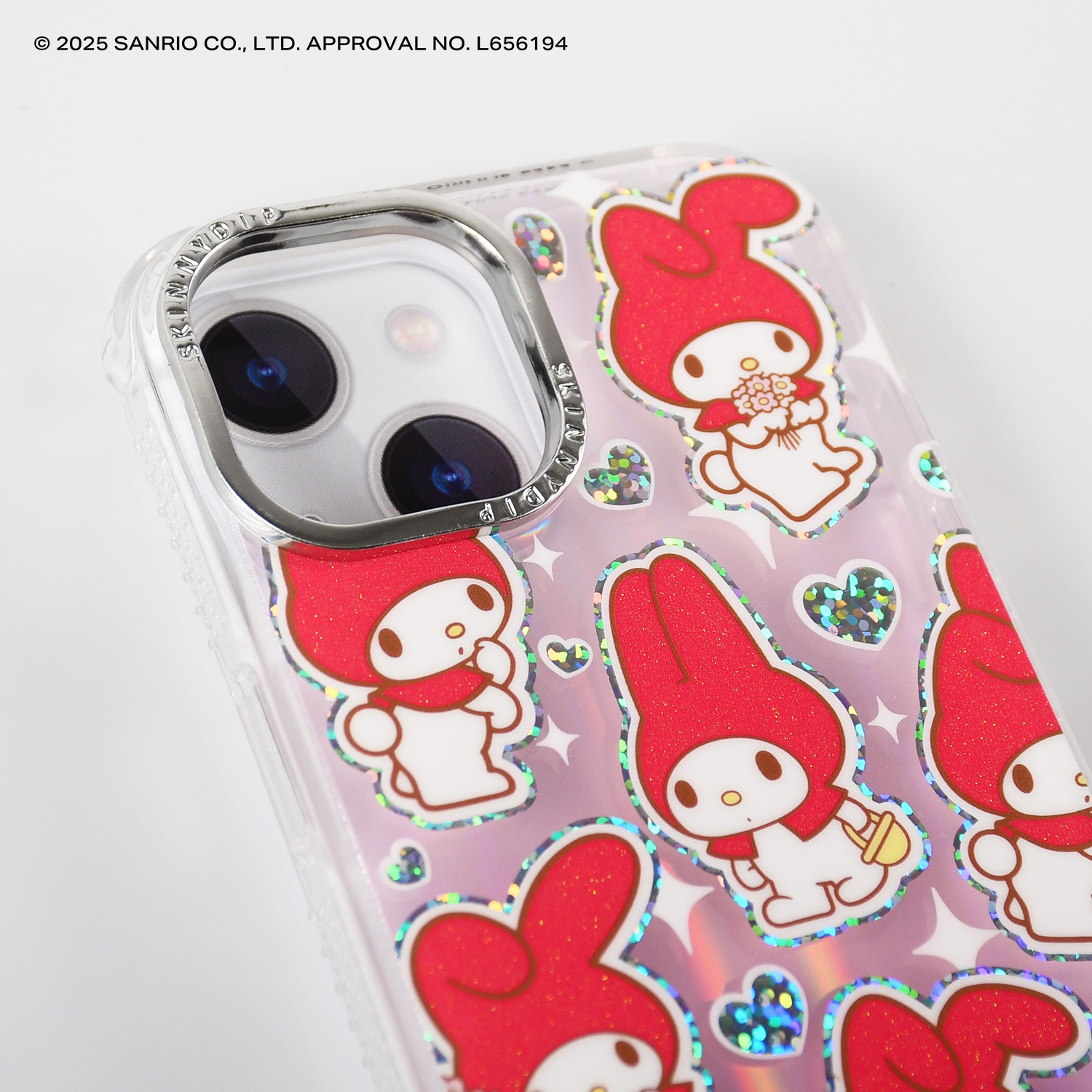 iPhoneSE/13/14/15/16シリーズ用 ケース マイメロディ ハート