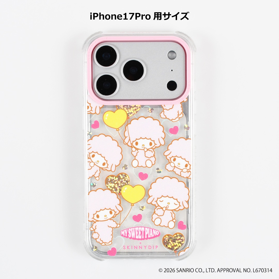 スキニーディップ マイスウィートピアノ ピアノちゃん iPhone17ケース 受注予約販売・8月下旬お届け】iPhone 17/17Pro 用サイズ SR マイ