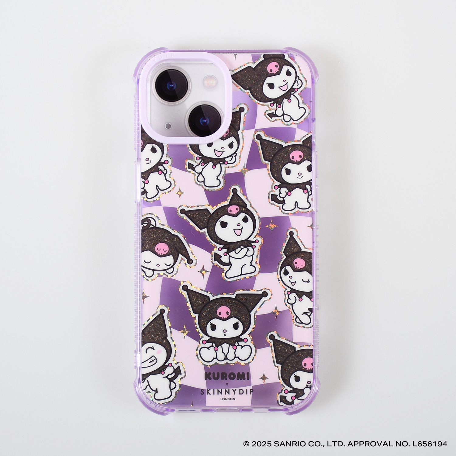 『超激レア品‼️』ドーリーミックス クロミ iPhoneケース iPhoneSE/13/14/15/16シリーズ用 ケース クロミ チェックグリッター