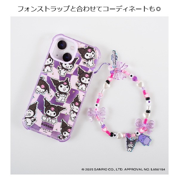 『超激レア品‼️』ドーリーミックス クロミ iPhoneケース iPhoneSE/13/14/15/16シリーズ用 ケース クロミ チェックグリッター