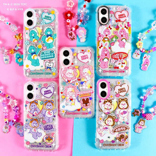 ポーチ Care Bears（ケアベア） × ILLIT（アイリット） | すべての商品