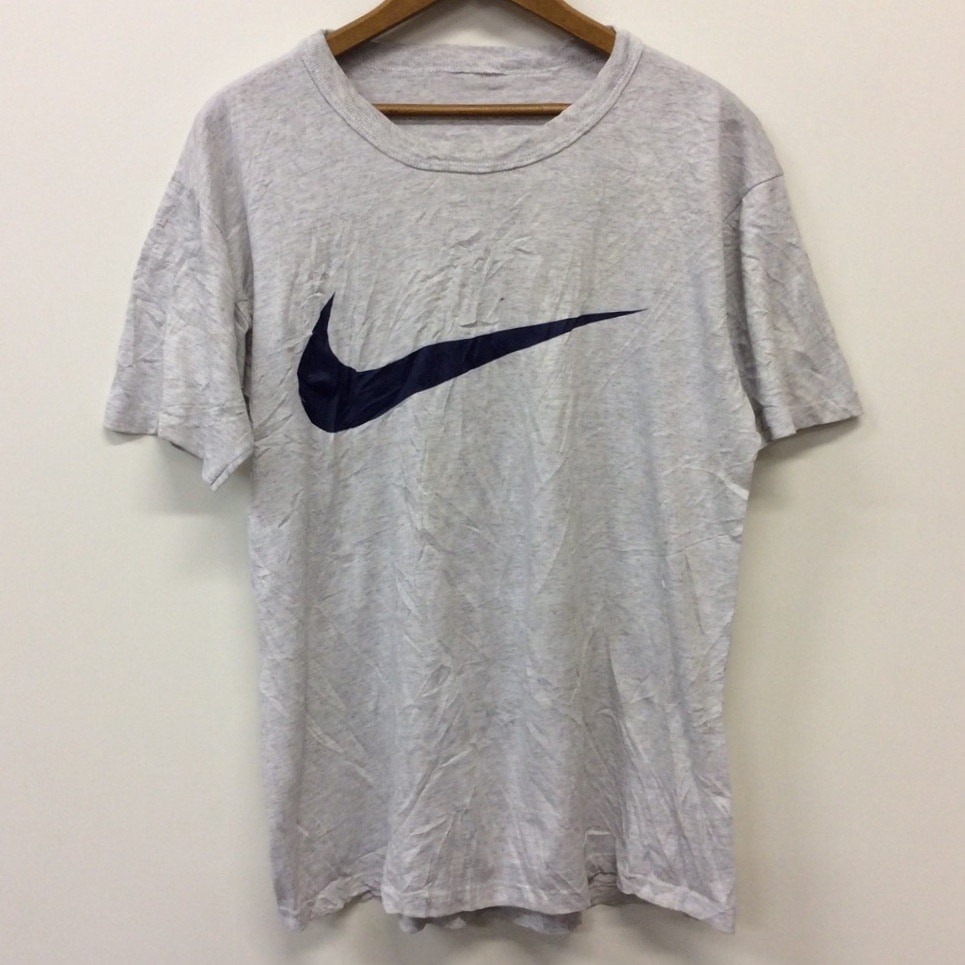 NIKE ナイキ スウォッシュ ロゴ 半袖Tシャツ 送料無料 L/霜降りグレー 