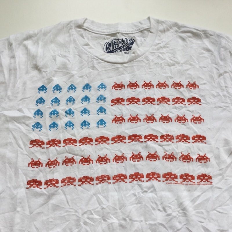 Old Navy オールドネイビー アメリカ輸入 半袖tシャツ L 白 送料無料 ブランド Usa インベーダー 星条旗 白t アメカジ ー品切れー Spec Co Ltd