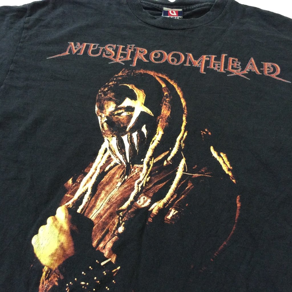 MUSHROOMHEAD マッシュルームヘッド 半袖Tシャツ アメリカ輸入 M-L/黒