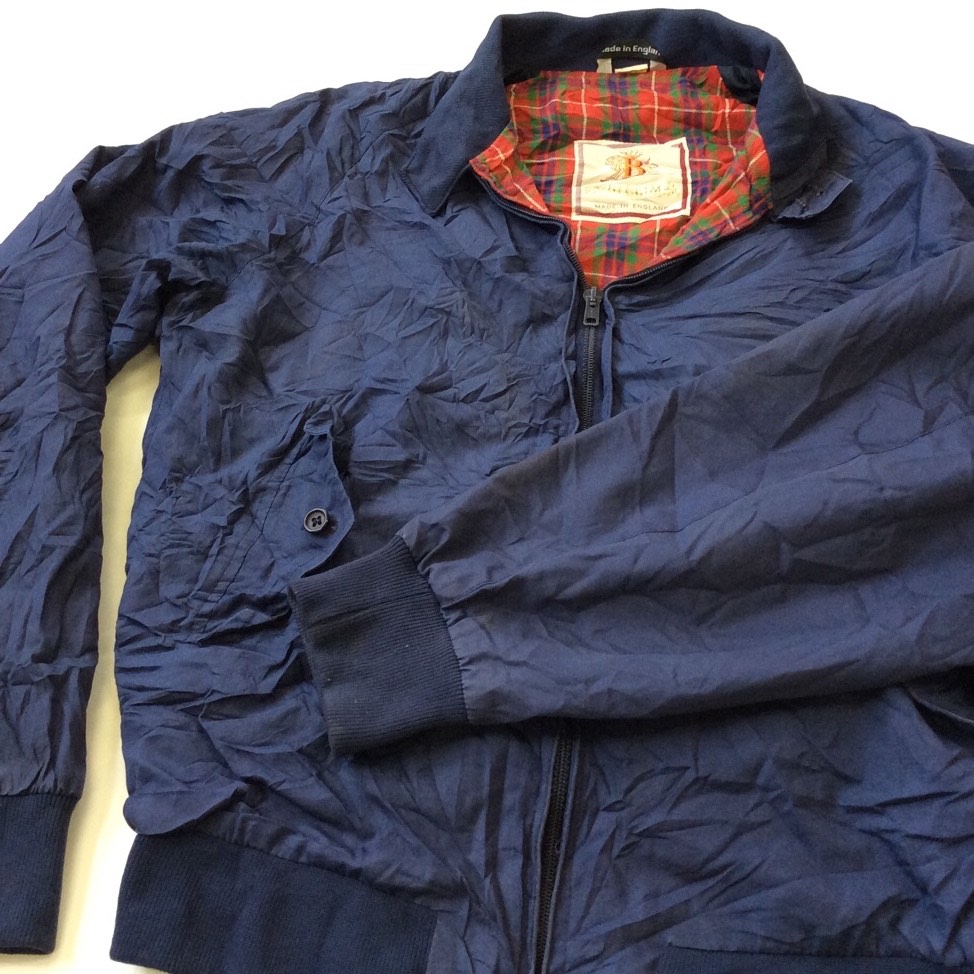 BARACUTA G9 ハリントンジャケット スウィングトップ ネイビー