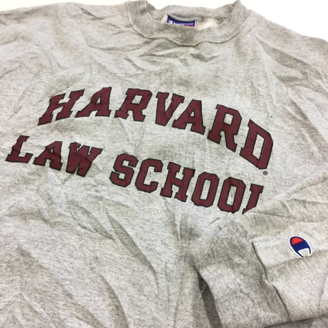 Champion チャンピオン スウェット トレーナー HARVARD LAW SCHOOL M 