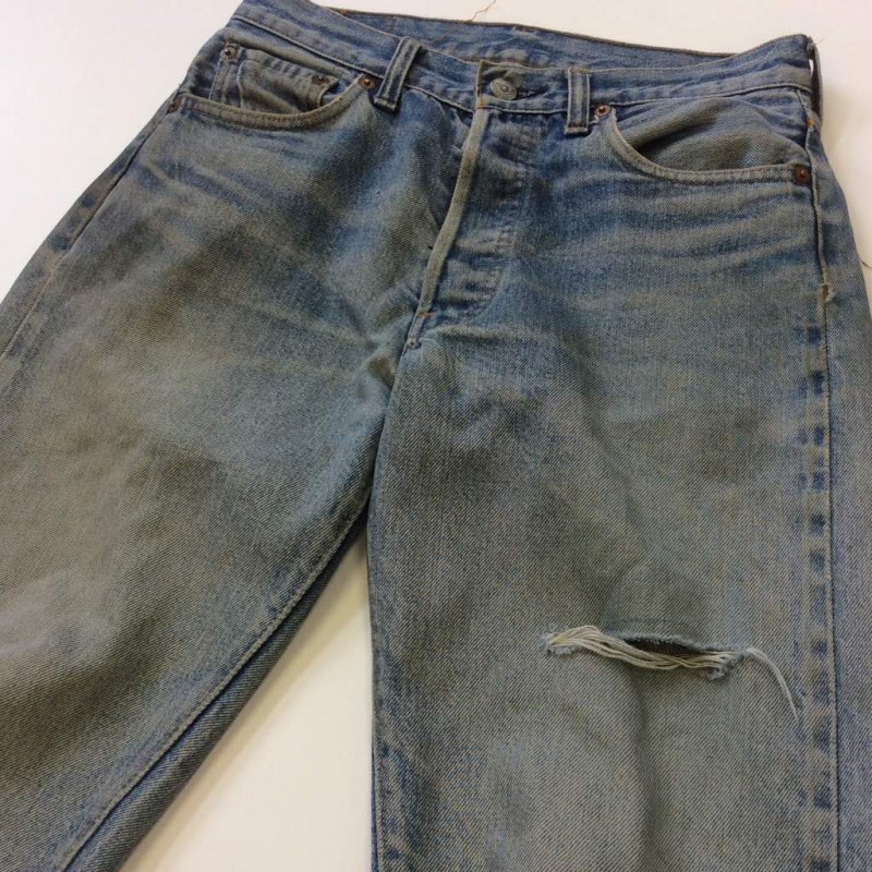 LEVI'S ꡼Х 80's ӥơ ּ  ѥ ǥ˥ѥ ̵ W29/֥롼 ꥫ͢ MADE IN USA ᥫ ֥ ˥å åɥ饤 ơ ӥå 岷 