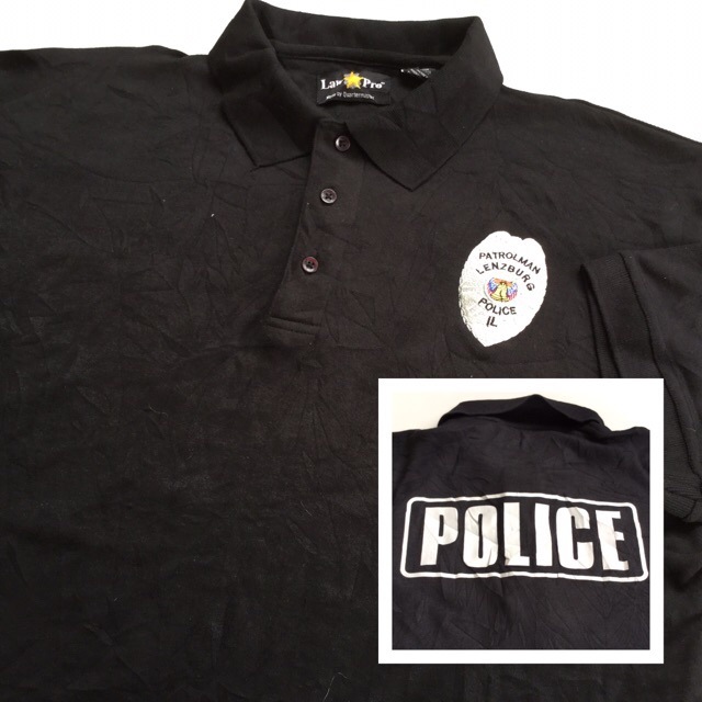 【実物】ロサンゼルス警察 / バイシクルパトロール / ポロシャツ / M 実物】ロサンゼルス警察 / バイシクルパトロール / ポロシャツ