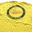 BRIXTON ブリクストン 半袖Tシャツ 送料無料 メンズ M/黄・イエロー ブランド CAP MADE IN USA アメカジ アメリカ直輸入 古着卸 業販|メンズ|アメリカ古着