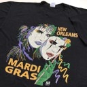 MARDI GRAS �ޥ�ǥ����� �����˥Х� ȾµT����� T����ĥ��� ����̵�� ��ǥ����� �ե꡼/�����֥�å� NEW ORLEANS �ӥå�T MADE IN USA ���󥰥륹�ƥå� ������� ����ꥫľ͢�� ���ᥫ�� ���岷 ���� �˥塼�������