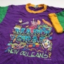 MARDI GRAS �ޥ�ǥ����� �����˥Х� NEW ORLEANS ȾµT����� ����̵�� L-XL/��x��x�� �˥塼������� MADE IN USA ����ꥫľ͢�� ���ᥫ�� ���岷 ���� �礭�� �ӥå� �����С� ��� ��ǥ����� ��˥��å���