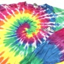 PEACE FROGS 長袖タイダイTシャツ ロンT 送料無料 メンズ L/マルチxタイダイ アメリカ直輸入 USA アメカジ ヒッピー サイケ レゲエ 古着卸 業販|メンズ|アメリカ古着