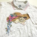 Gopher Sport �ͥ��ץ���ȾµT����� ����ꥫľ͢�� ���դ� �ݥ������ ��T ����̵�� ��ǥ����� M/�򡦥ۥ磻�� MADE IN USA ���åȥ��� ����� cat �ϥå� ��ܥ� ���ᥫ�� �ݥå� ���岷 ����