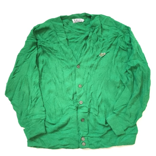 ラコステ IZOD Vネックカーティガン ヴィンテージ IZOD LACOSTE / 70's Vintage V-Neck Wool Cardigan | NICE des