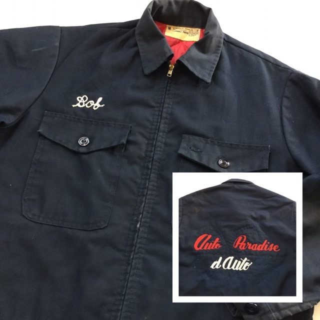 美品 ヴィンテージ ワークジャケット made in USA ユニタグ アメリカ製 ワークジャケット 日産 | ビンテージ古着屋