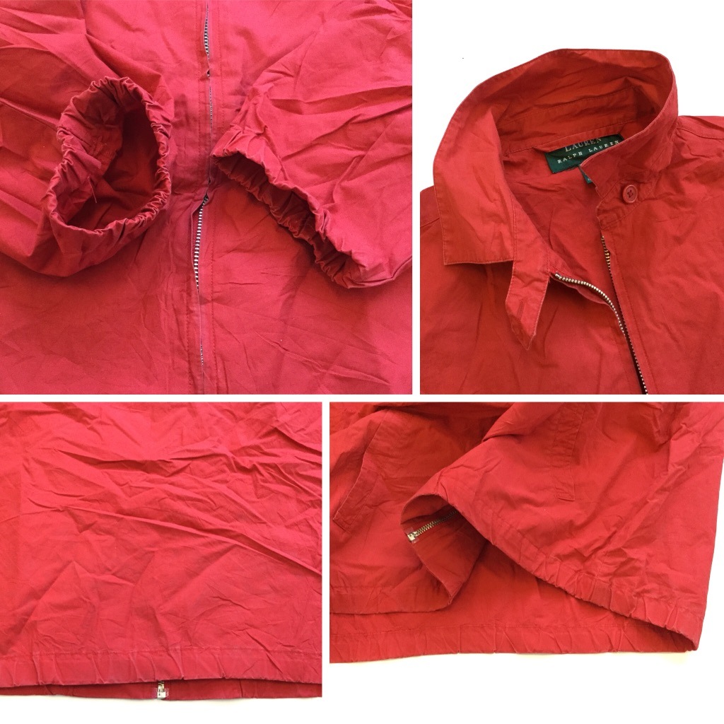 AMERICAN RHINO コットンジャケット L オレンジ×ホワイト レディース main image 1