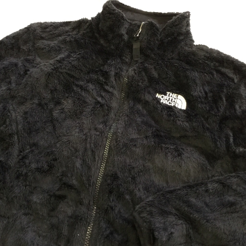 The North Face ノースフェイス フリース ボアジャケット 送料無料 レディース M 黒 ブラック ジップアップジャケット アウトドア 刺繍ロゴ アメリカ輸入 Usa アメカジ ブランド シンプル スポーツ 古着卸 業販 ー品切れー Spec Co Ltd