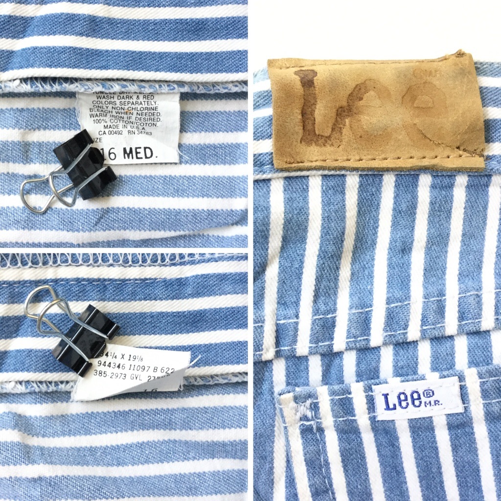 Lee ꡼ ǥ˥ॹ ꥫľ͢ ҥå꡼ ǥ 16 MED/饤ȥ֥롼xۥ磻 ȥ饤 MADE IN USA ȥ ɨ ̵ 岷 