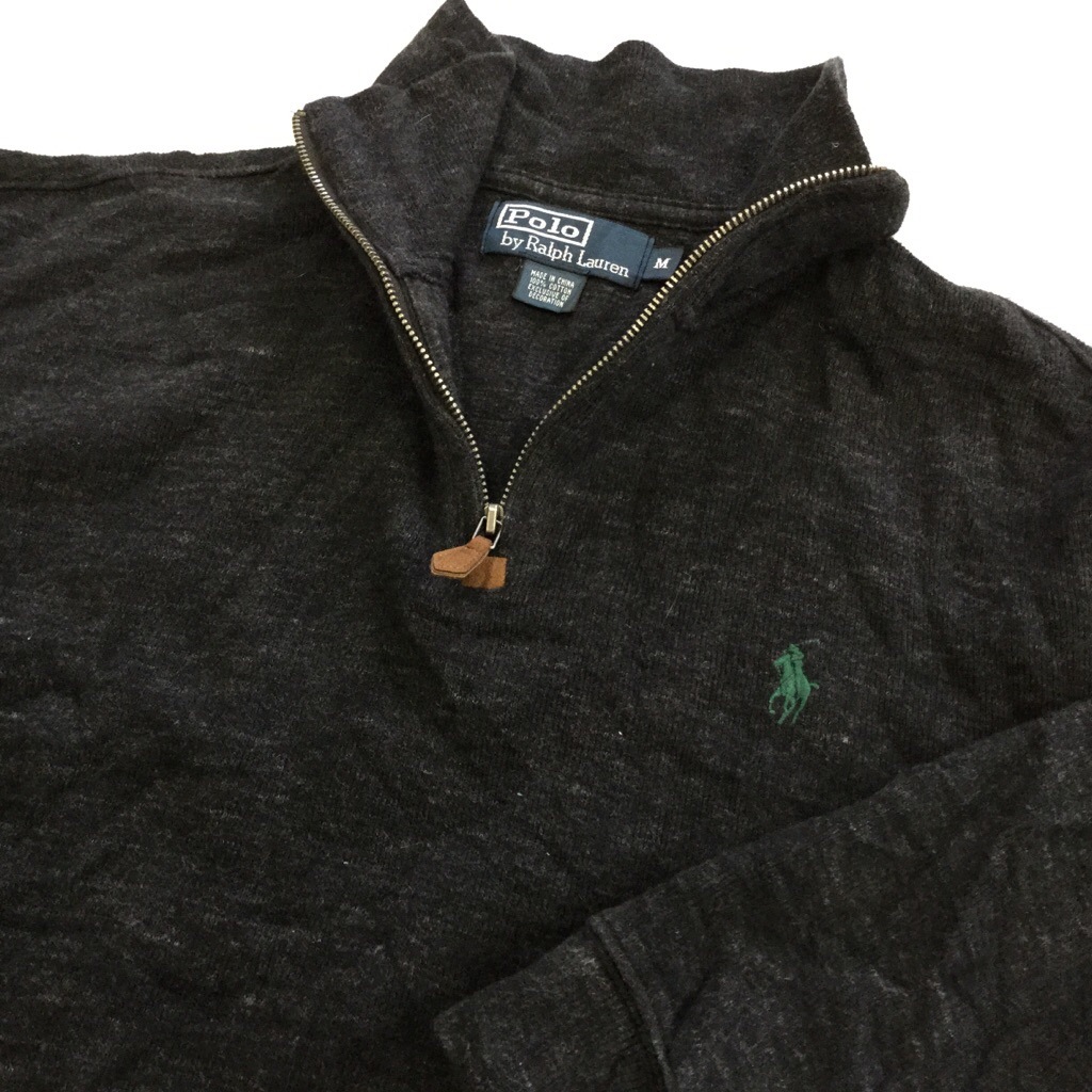 Polo by Ralph Lauren �ݥ� ���ե������ ���åȥ�˥å� ����̵�� M/���ߤ�����졼 �ϥ��ͥå��������� �ϡ��ե��å� ���ݥ���� �ݥˡ� �ɽ� ����ꥫ͢�� USA ���ᥫ�� �֥��� ���� ����ץ� ���岷 ����