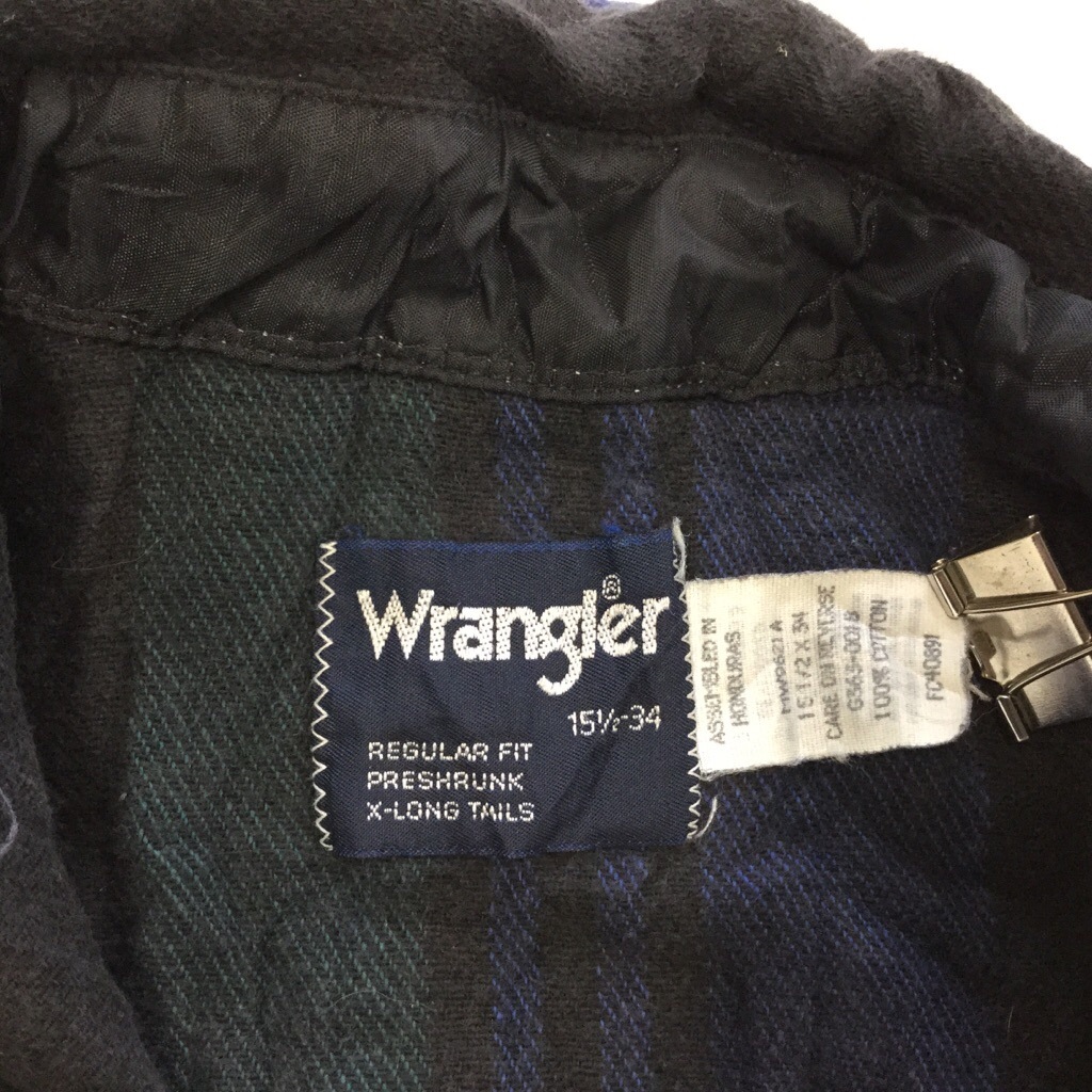 Wrangler ��󥰥顼 Ĺµ����� �ͥ륷��� ���������� ������� ����̵�� ��� 15-1/2/��x��x�� �����ܡ��� �إӡ��ͥ� USA ��� ���ᥫ�� ľ͢�� ����� ����
