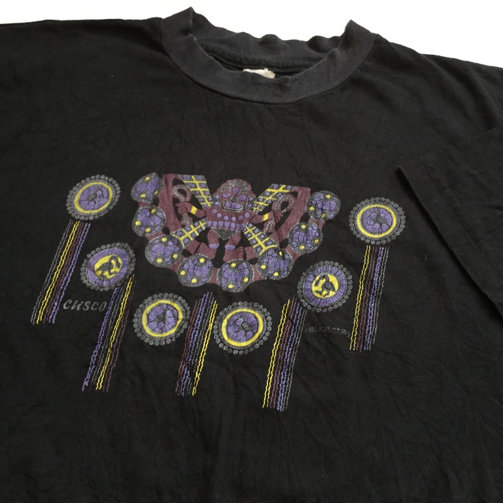 cusco ����ꥫ���� ����ץ��� ̱²�� �����˥å� ȾµT����� �ӥå�T����� ����̵�� ��ǥ�����L-XL/�����֥�å� �ͥ��ƥ��� ����˥å� T����ĥ��� USA ���岷 �礭�� �ӥå� �����С�