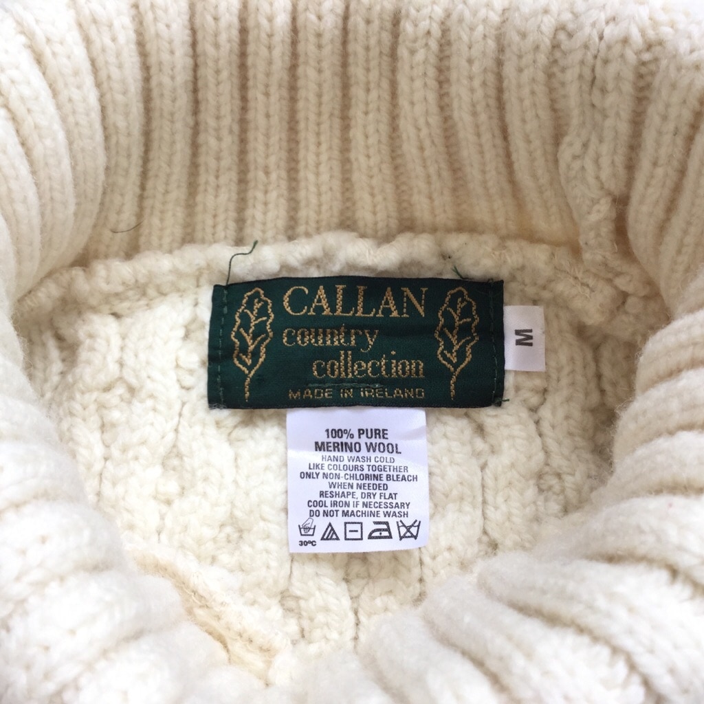CALLAN country collection �ե��å��㡼�ޥ󥻡����� �����ȥ�ͥå��������� ����ꥫ���� ����������� ����̵�� ��ǥ����� M/���եۥ磻�� MADE IN IRELAND �����Ԥ� �����֥��Ԥ� �˥å� ���� �����奢�� ���岷 ����