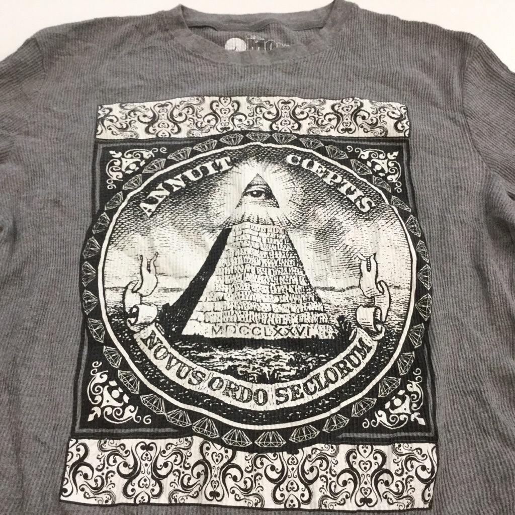 アメリカ古着 サーマルtシャツ 長袖tシャツ メンズ M グレー ロンt ワッフル アメカジ インナー アウター 2monkeys Usa 送料無料 スポーツ 古着卸 スエット フリーメイソン 都市伝説 ー品切れー Spec Co Ltd