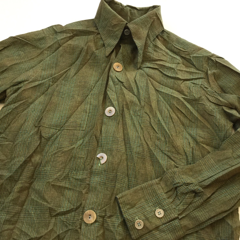 アメリカ古着 長袖シャツ 古シャツ 送料無料 チェックシャツ メンズ M L 深緑系xチェック柄 オールドシャツ 古着御 業販 ハンドメイド 手作り アメリカ古着 メンズ トップス 長袖シャツ Spec Co Ltd