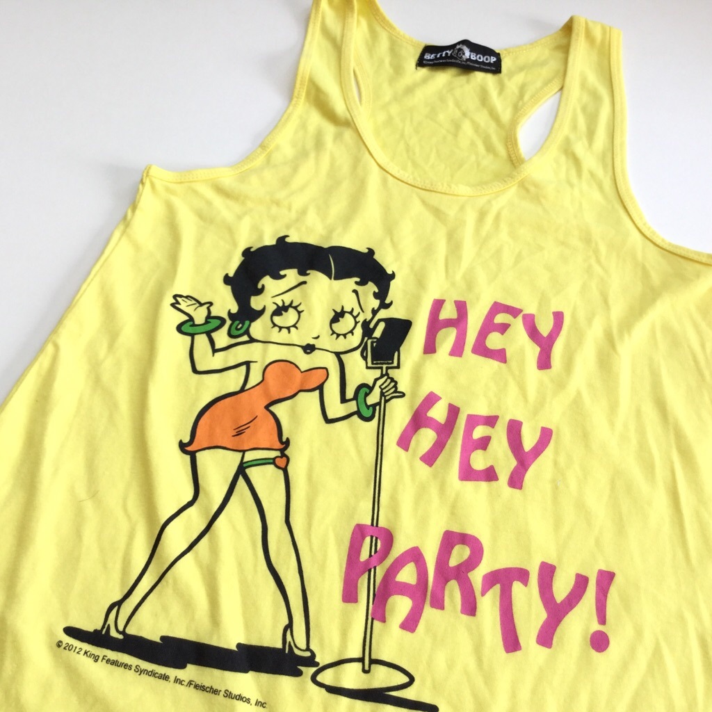 BETTY BOOP �٥ƥ� �֡��� ���󥯥ȥå� ����̵�� ��ǥ����� S-M/������������ ���ᥭ��� ����饯���� ���ᥳ�� ���ᥫ�� �ǥ����� USA ���岷 ���ե������ �������