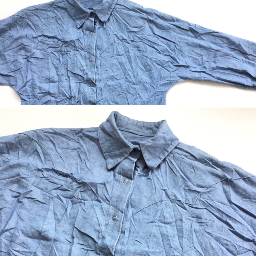 ����ꥫ���� Ĺµ����� ���������󥷥�� ����̵�� ��ǥ����� L-XL/�֥롼 �ɥ�ޥ󥹥꡼�� ����ĥ��㥱�å� �����֥졼 �����奢�� USA ���ᥫ�� ���岷 ����