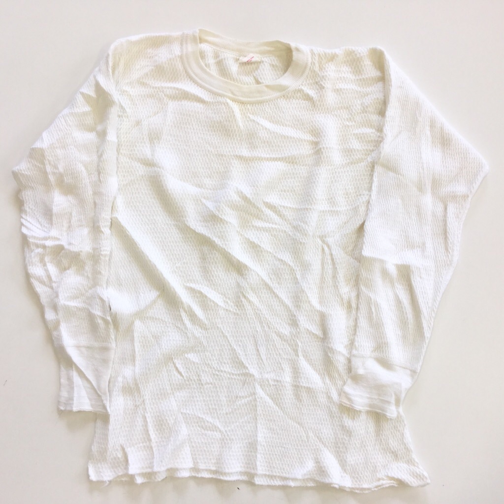 Healthknit ヘルスニット オールド アメリカ古着 サーマルtシャツ 長袖tシャツ メンズ M 生成 ロンt ワッフル アメカジ インナー アウター Usa 送料無料 スポーツ 古着卸 スエット ー品切れー Spec Co Ltd