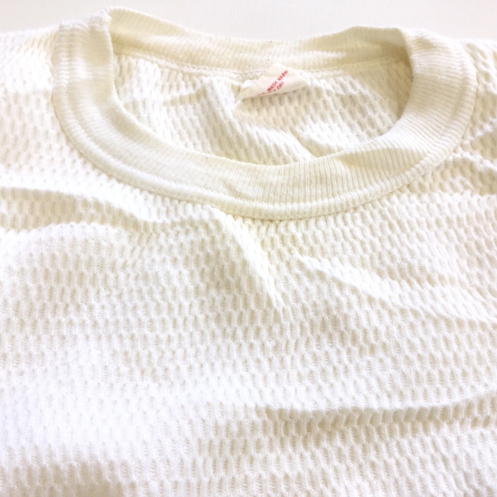 Healthknit ヘルスニット オールド アメリカ古着 サーマルtシャツ 長袖tシャツ メンズ M 生成 ロンt ワッフル アメカジ インナー アウター Usa 送料無料 スポーツ 古着卸 スエット ー品切れー Spec Co Ltd