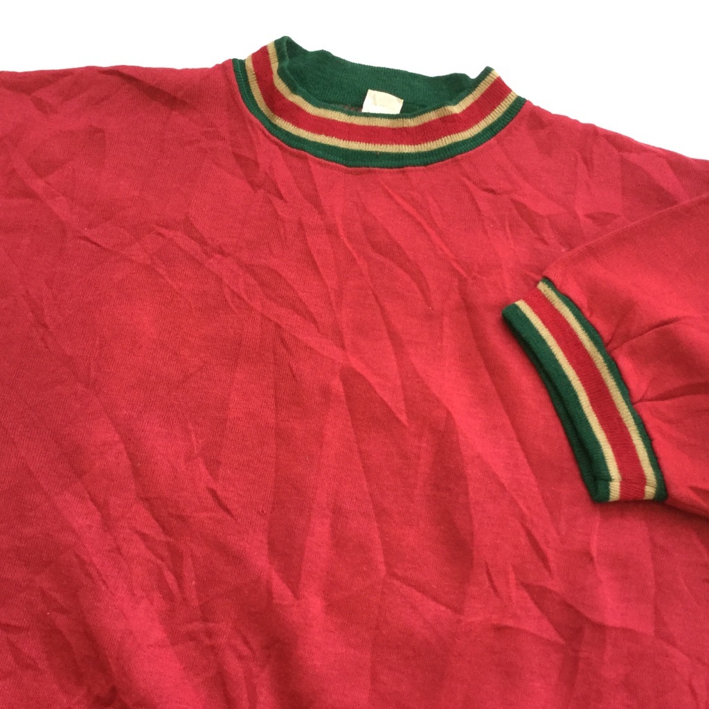 Towncraft タウンクラフト 60 70年代 ビンテージ 半袖スウェット アメリカ直輸入 トレーナー 送料無料 メンズ L 赤系 ボーダーリブ Penneys ペニーズ セットイン Usa アメカジ ヴィンテージ スエット 古着卸 業販 ー品切れー Spec Co Ltd