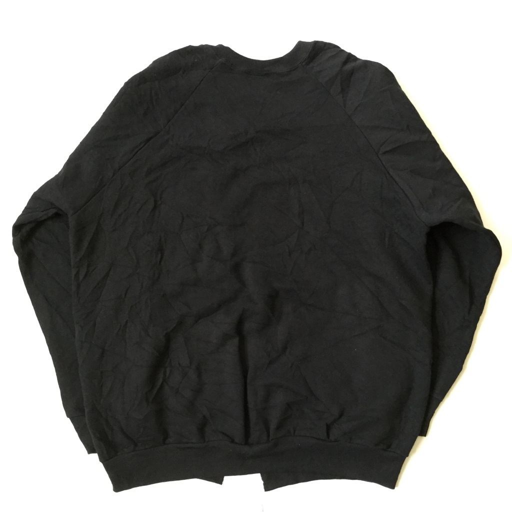 アメリカ古着 リメイクスウェット カーディガン ボーリングアップリケ トレーナー 送料無料 Xl 黒 ブラック ピン ボール ダサかわ スエット Usa Fruit Of The Loom 古着卸 業販 輸入品 大きい ビッグ オーバー レディース メンズ ー品切れー Spec Co Ltd