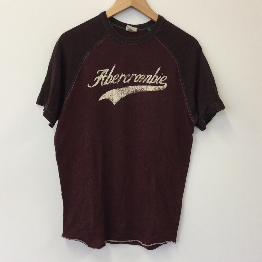 ABERCROMBIE&FITCH ȾµT����� ������M ���Х�����ӡ����ե��å� US���� ���� ����ץ�