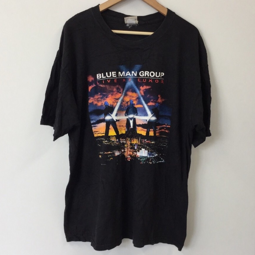 BLUE MAN GROUP ブルーマン　バンドTシャツ 古着 00s- BLUE MAN GROUP ブルーマン ミュージック
