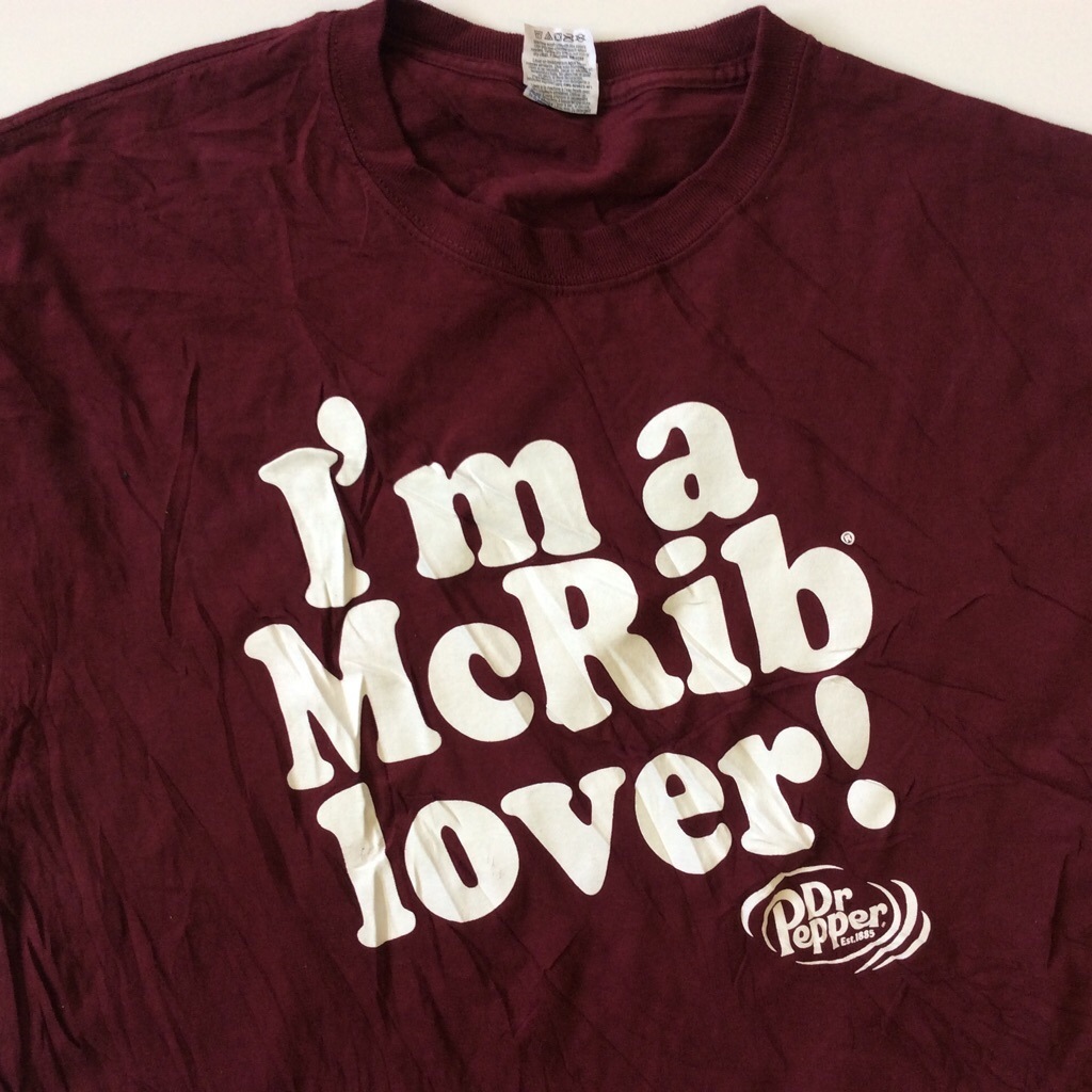 Dr.Pepper ɥڥåѡ ̵ ȾµT XL/ַ ꥫľ͢  ޥɥʥ ޥå McDonald's 礭 ӥå USA ᥫ