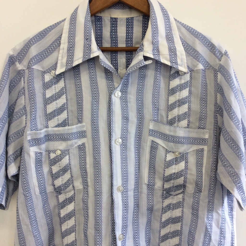 ����ꥫ͢�� Ⱦµ���塼�Х���� ����̵�� M-L/�� ���ȥ饤�� ������٥饷��� Guayabera �쥢 ���岷