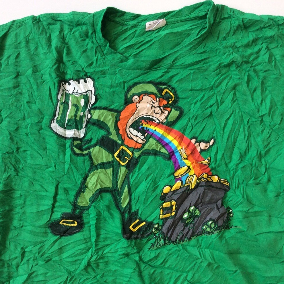 ꥫ å 쥤ܡ ȾµT USA͢ XL/С꡼ ̵ IRISH ӡ  礭 ӥå LL O