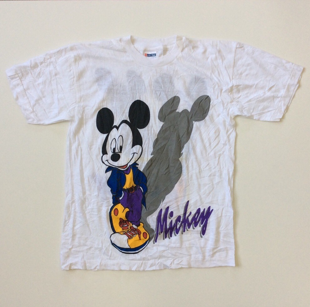 Mickey Mouse ミッキーマウス アメリカ輸入 半袖tシャツ 送料無料 M 白 キャラt Usa アメカジ ディズニー Disney ビンテージ 白t ー品切れー Spec Co Ltd