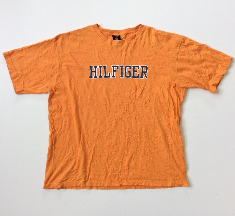 TOMMY HILFIGER ȥߡҥե ץ  ȾµT ̵ L/ ꥫ͢ ֥ ᥫ USA ١å