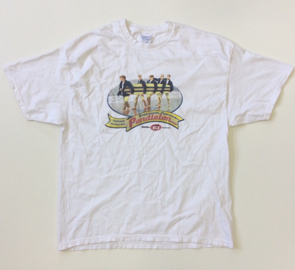 PENDLETON x THE BEACH BOYS ڥɥȥ x ӡܡ ȾµT ХT åT ꥫ͢ XL/ ̵ 쥢  礭 LL O ӥå С T USA ֥ 60's