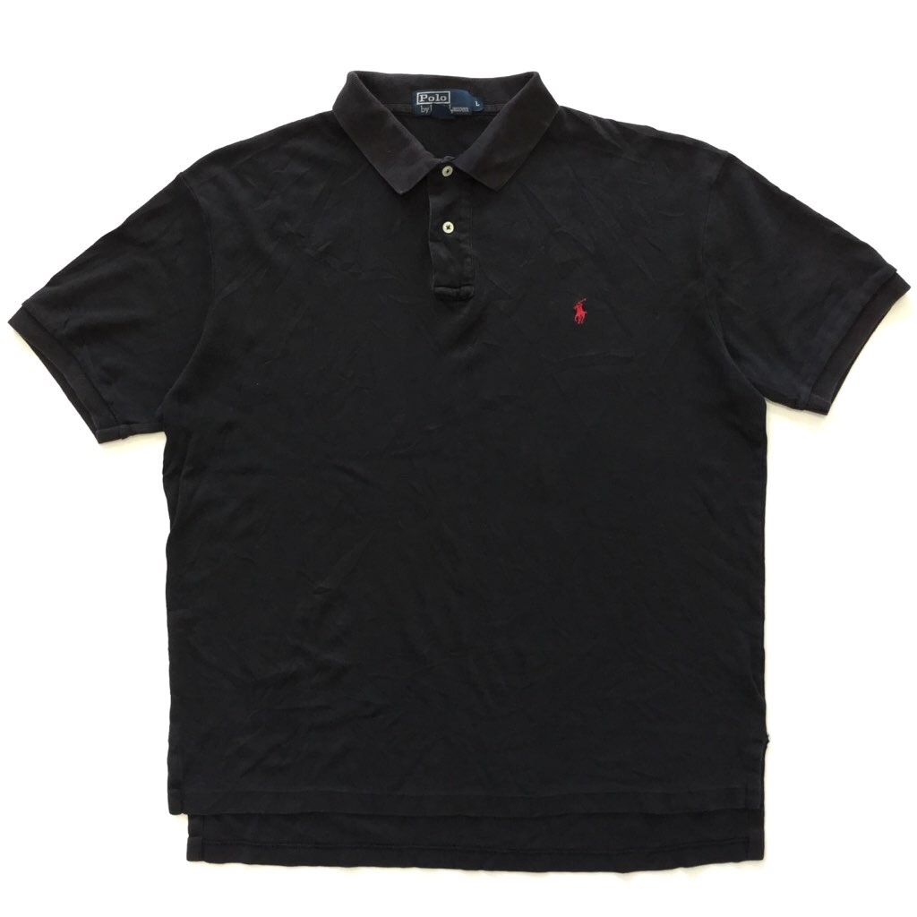 Polo by Ralph Lauren �ݥ� ���ե������ Ⱦµ�ݥ������ L/���� ����ꥫľ͢�� ����̵�� �֥��� ����� ���ᥫ�� 2�ܥ��� USA