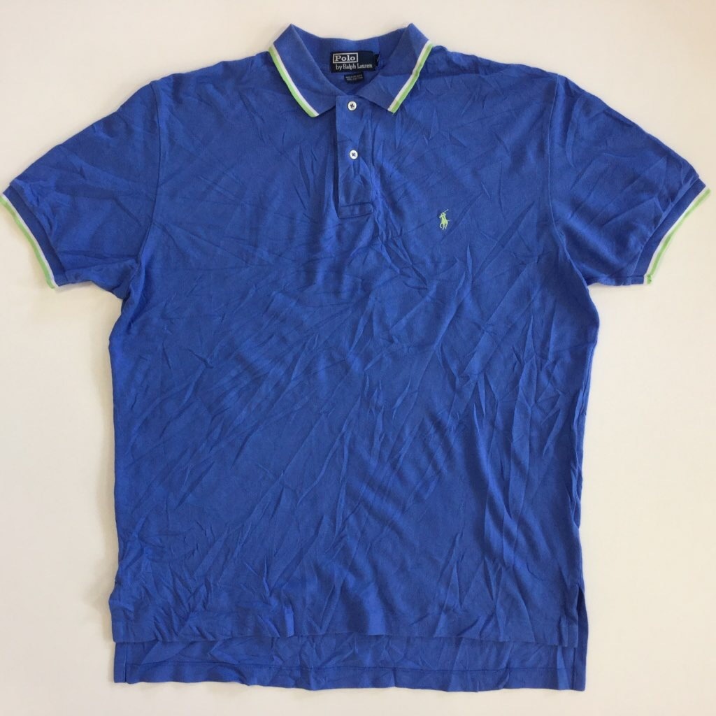 POLO by Ralph Lauren ݥ ե Ⱦµݥ XL/Ŀ ̵ ꥫľ͢ ֥  ᥫ 礭 ӥå USA