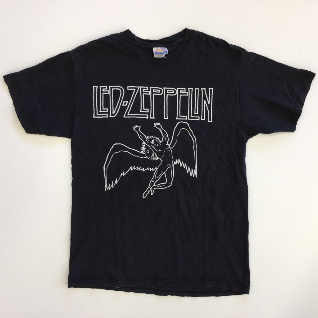 USA 古着 レッドツェッペリン ハードロック バンド ロックTシャツ LED-ZEPPELIN レッドツェッペリン 半袖Tシャツ バンドT ロックT