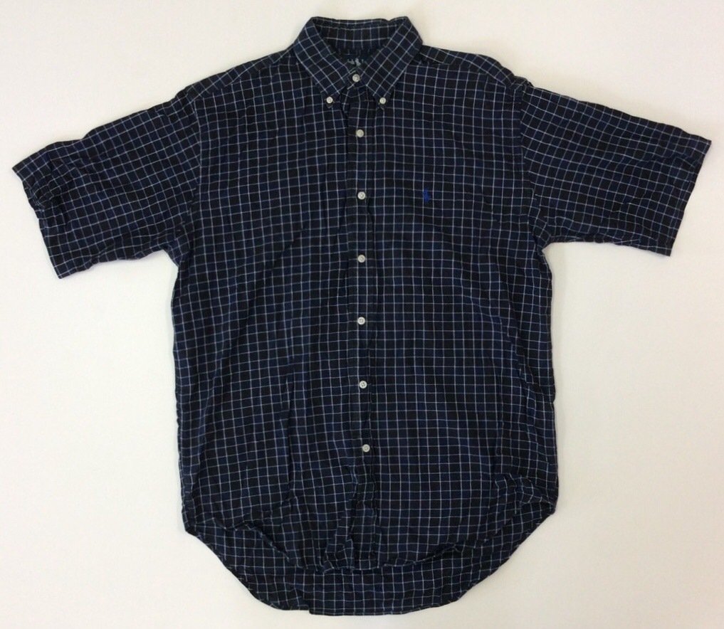 Polo by Ralph Lauren �ݥ� ���ե������ Ⱦµ����� �ܥ�������� ����̵�� M/�����֥�å� ����ꥫ͢�� USA �֥��� ���ᥫ�� �����å������ �����奢�� ���岷 �ݥˡ� ���� �ɽ�
