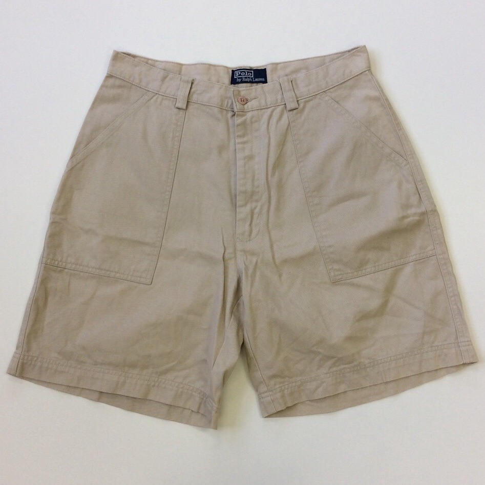 Polo by Ralph Lauren �ݥ� ���ե������ ������硼�� ���硼�ȥѥ�� ����̵�� W32/M/�١����� ����ꥫ͢�� MADE IN USA ���ᥫ�� �֥��� û�ѥ� �ϡ��եѥ�� ���岷 ���� �����奢��