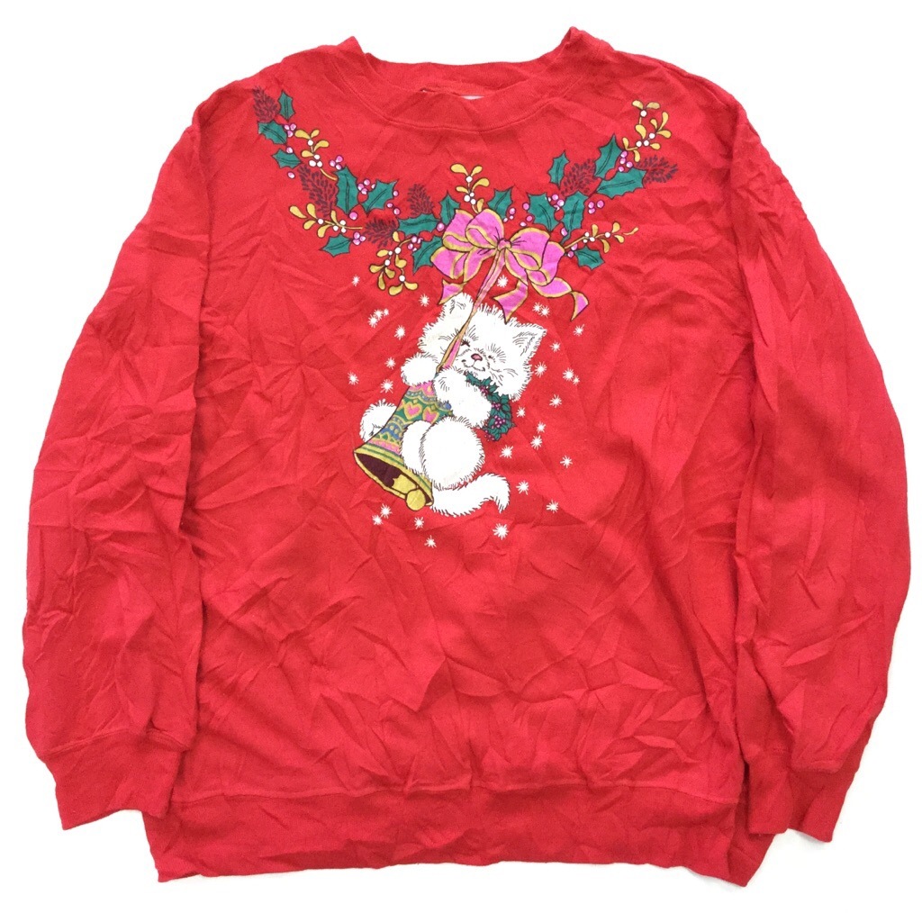 ꥫľ͢ ꥹޥ ǥ Ĺµǭå XL/ ǭ cat ҥ饮 ٥ ܥ ץ쥼 X'mas USA ̵ ᥫ 礭 ӥå