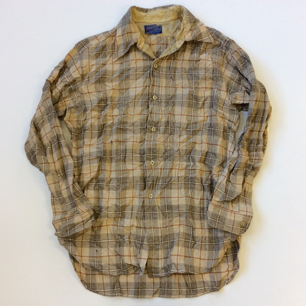 PENDLETON ڥɥȥ Ĺµ륷 ӥơ ̵ L/㡦֥饦 ꥫ͢ MADE IN USA ᥫ ֥ å ͥ륷  󥦡 岷 